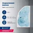 Прямоугольная ванна Aquanet Capri R 00310237 акриловая 110x170см