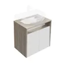 Тумба под раковину напольная Kerama marazzi PRO.60.2\WHT 60см цвет коричневый