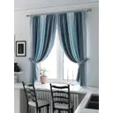 Комплект штор на ленте Helga Лимирвенс 150x180 см габардин цвет синий HH961263