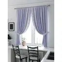Комплект штор на ленте Helga Фиримелир 150x180 см габардин цвет белый/фиолетовый HH961374