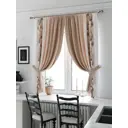 Комплект штор на ленте Helga Тирменгвис 150x180 см габардин цвет белый/бежевый/коричневый HH961324