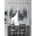 Комплект штор на ленте Helga Олфрикенс 150x180 см габардин цвет белый/серый/черный HH961368