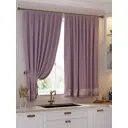 Комплект штор на ленте Helga Лостик 150x180 см габардин цвет белый/розовый HH925008