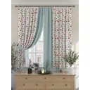 Комплект штор на ленте Helga Долионс 150x180 см габардин цвет белый/синий/серый/красный/голубой/зеленый HH925368