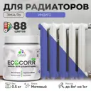 Эмаль для труб и радиаторов Malare EcoCorr быстросохнущая без запаха матовая цвет индиго 0.5 кг