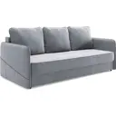 Диван Вектор Слим 214x92x107 см велюр цвет серый/серебристый