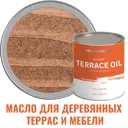 Масло для дерева Profipaints Silver terrace цвет полуматовый каштан 4.5 л