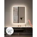 Зеркало для ванной Alfa mirrors Включение на взмах руки Di-68VzVd с подсветкой 60x80см