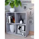 Стеллаж для ванной Fabrikka 68x68x29 см нагрузка до 20 кг ЛДСП цвет бетон