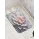 Коврик для ванной JOYARTY Лотос на мраморе 77x52 цвет серый