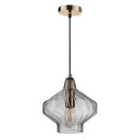 Люстра потолочная Lumion 4587-1 1 лампы 3 м² цвет жёлтый/золотой