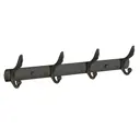 Крючок для ванной SAVOL S-06204H 35.30x8.80x6 см цвет черный