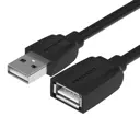Кабель-удлинитель Vention USB 2.0 AM/AF 0.5 м VAS-A44-B050 черный