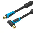 Кабель Vention антенный M/M угол 90 1 м VAV-A02-B100