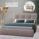 Кровать Ami Прима Люкс Палермо 149x90x213 см ЛДСП цвет серый