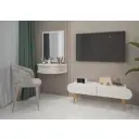 Туалетный стол Мебельная фабрика 1+1 75x18x40 см цвет молокай