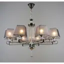 Светильник подвесной Мелодия света New classic 000056992 8 лампы 24 м² цвет коричневый