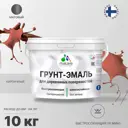 Грунт-эмаль 3 в 1 для дерева Malare Wood антисептическая быстросохнущая матовая цвет кирпичный 10 кг