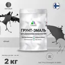 Грунт-эмаль 3 в 1 для дерева Malare Wood антисептическая быстросохнущая матовая цвет черный 2 кг
