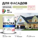 Краска фасадная Malare Professional для дерева камня и кирпича УФ-стойкая быстросохнущая матовая цвет фисташковый 2.7 л