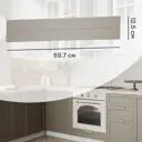 Фасад для кухонного ящика Ньюпорт 59.7x12.5 см Delinia ID МДФ цвет топо