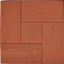 Плитка тротуарная Калифорния 300x300x30 мм красный