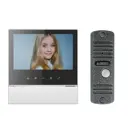 Комплект видеодомофона Commax CDV-70H2/AVC 305 7" цвет белый Black Smog /серебро