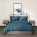 Комплект постельного белья La notta CH10122/EMLN хлопок 2-спальный простыня 220x235 пододеяльник 175x215- 1 шт наволочки 50 x 70- 2 шт цвет зеленый