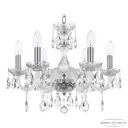 Люстра подвесная Bohemia ivele crystal 321452 6 ламп 12 м² цвет никель