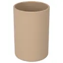 Стакан для зубных щёток Swensa Swanny Moon4 SWP-8024BG-03, пластик, цвет серо-бежевый