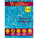 Жидкие обои WallDec Wd 05-1000 рельефные цвет бирюзовый 1 кг 2 шт