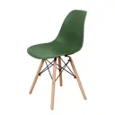 Кухонный стул Derstuhl Wood 45x82x45 см полипропилен цвет темно-зеленый