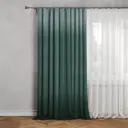 Штора на ленте Inspire Hetafe 140x280 см цвет зеленый