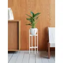 Подставка для цветочного горшка Greenween Oxalis 23 см x 23 см x 61 см металл белый
