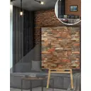 Комплект панелей ПВХ Dolleks Дрезден коричневый 770x700x3мм 5.04м² 10шт