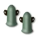 Угол наружный (внешний) с крепежом для плинтуса Идеал Классик 027 Зеленый_IRC 55 мм (упаковка 20 шт)