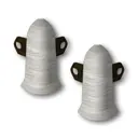 Угол наружный (внешний) с крепежом для плинтуса Идеал Классик 253 Ясень серый_IRC 55 мм (упаковка 20 шт)