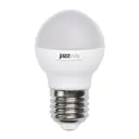Лампа светодиодная Jazzway 1027863-2 Pled Power E27 220-240 В 7 Вт шар малый матовая 560 Лм теплый белый свет