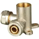 Водорозетка Terma 16x1/2"x16 мм ВР латунь