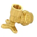 Водорозетка Tiemme 1/2"x20 мм ВР латунь 3400041