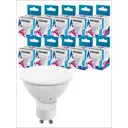 Набор ламп светодиодных Космос LED6.5wGU10C45_10 GU10 220-240 В 6.50 Вт спот матовая 520 Лм нейтральный белый свет 10 шт