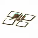 Светильник настенно-потолочный светодиодный EVOLUCE SLE900172-04RGB Serenity 18 м² теплый белый свет цвет коричневый