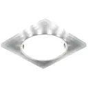 Светильник точечный встраиваемый AMBRELLA LIGHT G215 CH_WH под отверстие 85 мм 3.53 м² цвет хром