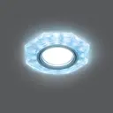 Светильник точечный встраиваемый GAUSS BL066 Backlight под отверстие 65 мм цвет серебро