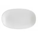 Блюдо сервировочное Bonna Iris 17x3x29 см фарфор цвет белый