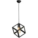 Светильник подвесной Toplight Tl1604h-01bk 1 лампа 3 м² цвет черный
