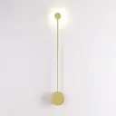 Настенный светильник светодиодный Odeon Light 1 м² нейтральный белый свет цвет золото
