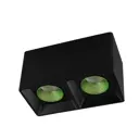 Светильник точечный накладной DENKIRS DK3085-BK+GR DK3020BGR 6.7 м² цвет черный