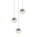 Светильник подвесной светодиодный ZUMALINE MD1703-3B 4.70 м² теплый белый свет цвет серый