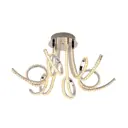 Светильник настенно-потолочный светодиодный ZUMALINE PL99843A-6 5.25 м² теплый белый свет цвет серый